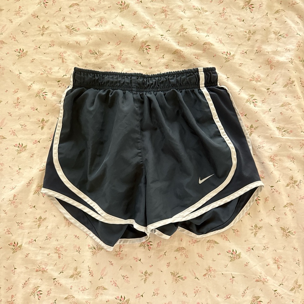 Nike Navy Athletic Shorts with Elastic Waistband